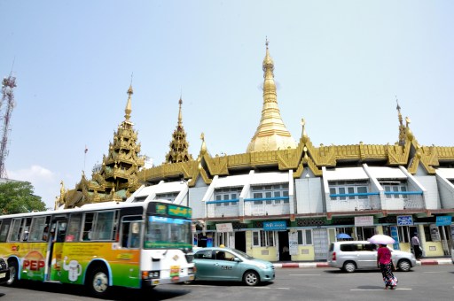 This is how everyone crossed the street- stand on the dotted line then run when there was a break in traffic - made for some excitement!